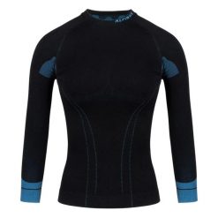 Koszulka Termoaktywna Dla Pań I Panów. Czarne bluzki Alpinus, l, bez wzorów, sportowe, bez kołnierzyka, bez ramiączek. Za 226.99 zł.