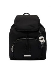 KARL LAGERFELD Plecak B3W30127 Czarny. Czarne plecaki KARL LAGERFELD, bez wzorów, z materiału. Za 849.99 zł.