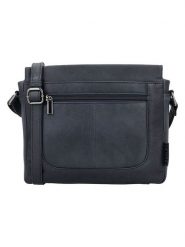 Beagles Skórzana torebka "Benidorm" w kolorze granatowym - 24 x 21 x 6 cm rozmiar: onesize. Niebieskie torby na ramię Beagles, bez wzorów, z materiału, na ramię, bez dodatków. Za 152.99 zł.