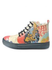 Goby Sneakersy ze wzorem rozmiar: 37. Trampki Goby, bez wzorów, z materiału, za kostkę, bez zapięcia. Za 304.99 zł.