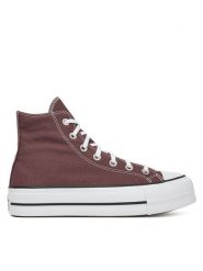 Converse Trampki Chuck Taylor All Star Lift Platform A10646C Bordowy. Czerwone trampki Converse, bez wzorów, z materiału, bez zapięcia. Za 309.99 zł.