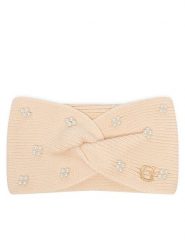 Guess Opaska AW5637 VIS01 Beżowy jasny. Brązowe rękawiczki Guess, z aplikacjami, z wiskozy. Za 114.99 zł.