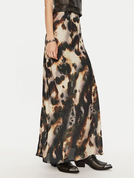 Gestuz Spódnica maxi Behka 10909363 Brązowy Regular Fit. Brązowe spódnice Gestuz, bez wzorów, z syntetyku, maxi. Za 319.99 zł.