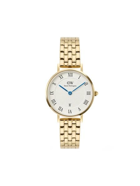 Daniel Wellington Zegarek Petite Roman Numerals DW00100857 Złoty. Żółte, analogowe zegarki Daniel Wellington, złote. Za 869.99 zł.