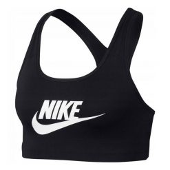 Stanik Sportowy Nike Bra Swoosh Futura. Czarne bielizna sportowa Nike, l, bez wzorów. Za 126.00 zł.