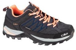 Buty trekkingowe damskie, Rigel Low WP 3Q13246-65UP. Czarne trekkingi CMP, z materiału, przed kostkę, trekkingowe. Za 349.99 zł.