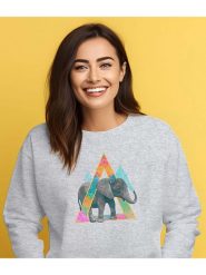 WOOOP Bluza "Elephant" w kolorze szarym rozmiar: XXL. Szare bluzy Wooop, xxl, bez wzorów, z bawełny, bez kaptura. Za 100.99 zł.