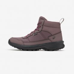 Buty turystyczne damskie Quechua NH100 mid wodoodporne. Brązowe trekkingi QUECHUA, trekkingowe. Za 169.99 zł.
