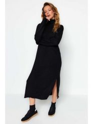 Trendyol Sukienka w kolorze czarnym rozmiar: S. Czarne sukienki Trendyol, s, bez wzorów, bez kołnierzyka, bez ramiączek, maxi. Za 66.00 zł.