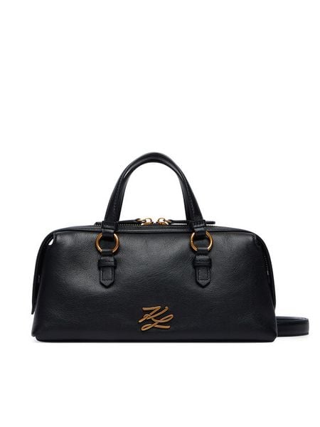 KARL LAGERFELD Torebka B4W30206 Czarny. Czarne torebki klasyczne KARL LAGERFELD, bez wzorów, ze skóry, bez dodatków. Za 1,299.00 zł.