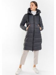 Northwood Płaszcz zimowy "Noemi" w kolorze antracytowym rozmiar: S. Czarne płaszcze Northwood, na zimę, s, bez wzorów, z puchu, bez kaptura. Za 200.13 zł.