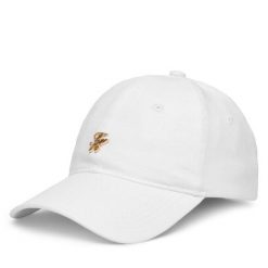 Czapka z daszkiem Tommy Hilfiger. Białe czapki TOMMY HILFIGER, bez wzorów. Za 229.99 zł.