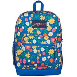 Plecak sportowo-turystyczny dla dorosłych Cross Town Plus Backpack. Niebieskie plecaki Jansport, bez wzorów. Za 159.99 zł.