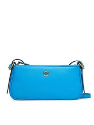 PINKO Torebka Half Moon Baguette Mini AI 25-26 PLTT 105069 A0QO Niebieski. Niebieskie listonoszki Pinko, bez wzorów, ze skóry, bez dodatków. Za 1,059.00 zł.