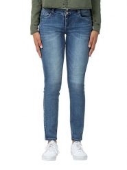 Timezone Dżinsy "Enya" - Slim fit - w kolorze niebieskim rozmiar: W27/L30. Niebieskie jeansy Timezone, l, bez wzorów. Za 192.79 zł.