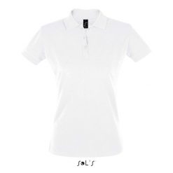 Damska koszulka polo Sol's Perfect. Białe koszulki polo SOL'S, s, bez wzorów, bez kołnierzyka, bez ramiączek. Za 108.00 zł.