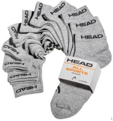 Skarpety Head Elements Sneaker 11 par Melange Grey 43-46. Szare skarpety Head, bez wzorów, z bawełny. Za 167.99 zł.