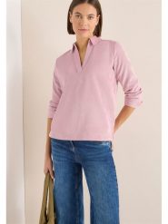 Cecil Bluzka w kolorze jasnoróżowym rozmiar: M. Różowe bluzki Cecil, m, bez wzorów, bez kołnierzyka, bez ramiączek. Za 139.87 zł.