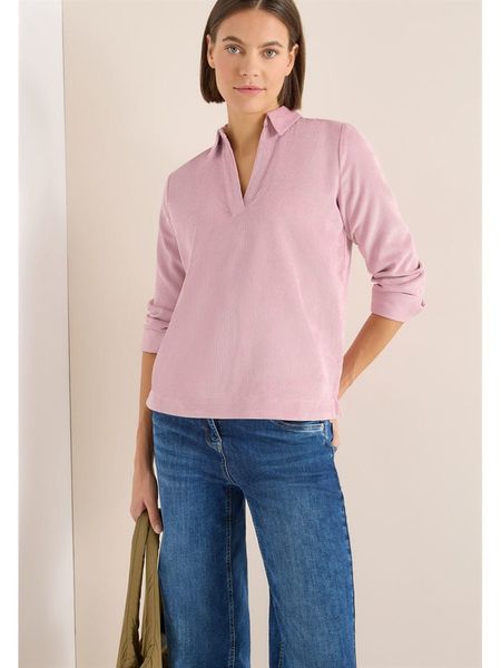 Cecil Bluzka w kolorze jasnoróżowym rozmiar: M. Różowe bluzki Cecil, m, bez wzorów, bez kołnierzyka, bez ramiączek. Za 139.87 zł.