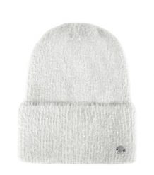 Zimowa czapka H-GLITTA. Szare czapki Volcano, bez wzorów, z dzianiny. Za 69.99 zł.