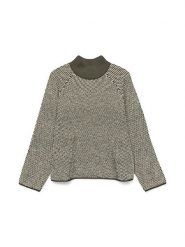 Vero Moda Sweter w kolorze khaki rozmiar: XL. Brązowe swetry Vero Moda, xl, bez wzorów, bez ramiączek. Za 109.78 zł.