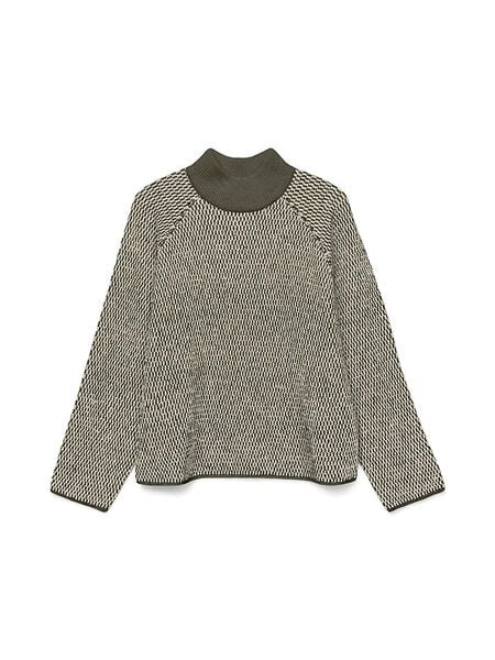 Vero Moda Sweter w kolorze khaki rozmiar: XL. Brązowe swetry Vero Moda, xl, bez wzorów, bez ramiączek. Za 104.89 zł.