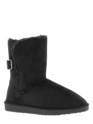 ISLAND BOOT Kozaki zimowe "Boulder" w kolorze czarnym rozmiar: 39. Czarne kozaki Island Boot, na zimę, z materiału, bez obcasa, bez zapięcia. Za 141.19 zł.