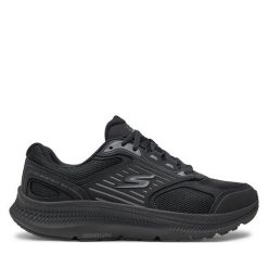 Buty do biegania Skechers. Czarne obuwie sportowe Skechers, bez zapięcia, do biegania. Za 229.99 zł.