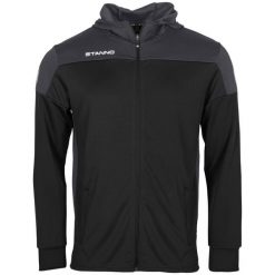 Bluza dresowa z kapturem i zamkiem błyskawicznym Stanno Pride. Czarne bluzy STANNO, xl, bez wzorów, z dresówki, z kapturem. Za 248.45 zł.