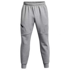 Spodnie Joggery Under Armour Unstoppable Flc Damskie. Szare spodnie sportowe Under Armour, m, bez wzorów, do biegania. Za 438.00 zł.