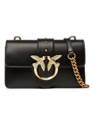 Pinko Skórzana torebka w kolorze czarnym - 21 x 14 x 6 cm rozmiar: onesize. Czarne torby na ramię Pinko, bez wzorów, z materiału, na ramię, bez dodatków. Za 907.45 zł.