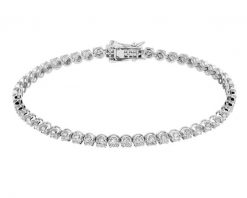 Bransoletka z białego złota z brylantami - 18 cm - 3,50 ct - próba 750. Białe bransoletki Apart, z brylantem, złote. Za 38,990.00 zł.
