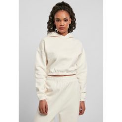 Bluza damska z kapturem Urban Classics krótka oversized-Duże rozmiary. Białe bluzy Urban Classics, uniwersalny, bez wzorów, z kapturem. Za 206.00 zł.
