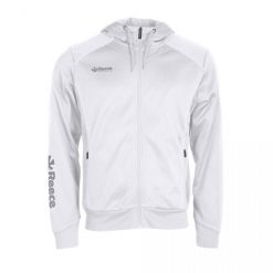 Bluza dresowa z kapturem zapinana na zamek Reece Australia Core TTS. Białe bluzy REECE, l, bez wzorów, z dresówki, z kapturem. Za 247.65 zł.
