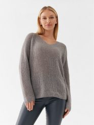 Max Mara Leisure Sweter Waser 23336608 Szary Regular Fit. Szare swetry Max Mara Leisure, l, bez wzorów, z syntetyku, bez ramiączek. Za 689.99 zł.