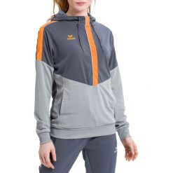 Damska bluza z kapturem Erima Squad. Szare bluzy Erima, l, bez wzorów, z kapturem. Za 180.05 zł.