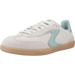 Buty Kobieta Skechers Hotshot biały. Białe obuwie sportowe Skechers, ze skóry, bez zapięcia. Za 267.85 zł.