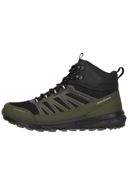 Wodoodporne buty trekkingowe Endurance Ferill. Czarne trekkingi ENDURANCE, z materiału, trekkingowe. Za 293.50 zł.
