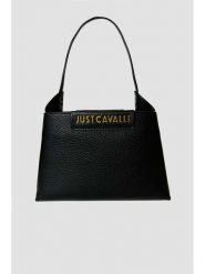 Just Cavalli Torebka 77RA4BD5 Czarny. Czarne torebki klasyczne Just Cavalli, bez wzorów, ze skóry, bez dodatków. Za 779.99 zł.