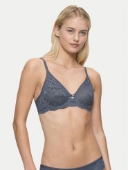 Triumph Biustonosz z fiszbiną Amourette Charm 10214458 Niebieski. Niebieskie biustonosze Triumph, bez wzorów, z syntetyku. Za 99.00 zł.