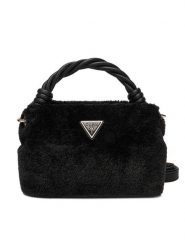 Guess Torebka Shaida HWWS81 43110 Czarny. Czarne torebki klasyczne Guess, z aplikacjami, z materiału, bez dodatków. Za 639.99 zł.