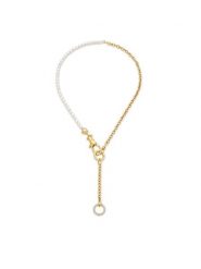 Swarovski Naszyjnik Idyllia 5742961 Złoty. Żółte naszyjniki SWAROVSKI, metalowe. Za 839.99 zł.