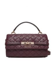 Guess Torebka Idra HWGG81 57200 Bordowy. Czerwone torebki klasyczne Guess, z aplikacjami, ze skóry, bez dodatków. Za 539.99 zł.