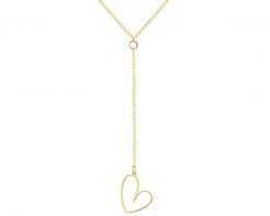 Złoty naszyjnik - serce. Żółte naszyjniki Apart, złote. Za 629.00 zł.