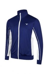 Bluza sportowa VICTOR J-43600 B. Niebieskie bluzy Victor, l, bez wzorów, z materiału, bez kaptura. Za 189.99 zł.