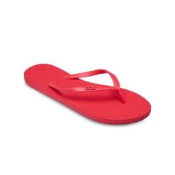 Japonki plażowe damskie Roxy VIVA IV. Czerwone klapki Roxy, bez wzorów, bez obcasa. Za 74.99 zł.