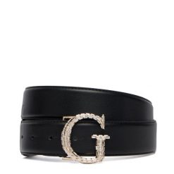 Pasek Guess. Czarne paski Guess, z aplikacjami. Za 284.99 zł.