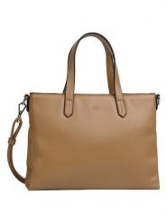 Tom Tailor Torebka "Poppy" w kolorze jasnobrązowym - 30 x 21 x 6,5 cm rozmiar: onesize. Brązowe torby na ramię Tom Tailor, bez wzorów, z materiału, przez ramię, bez dodatków. Za 121.45 zł.