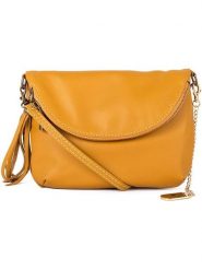 Anna Morellini Skórzana torebka "Alice" w kolorze żółtym - 22 x 18 x 2 cm rozmiar: onesize. Żółte torby na ramię Anna Morellini, bez wzorów, z materiału, na ramię, bez dodatków. Za 173.99 zł.