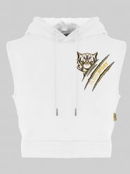 Plein Sport Bluza w kolorze białym rozmiar: XL. Białe bluzy Plein Sport, xl, bez wzorów, z bawełny, z kapturem. Za 245.96 zł.